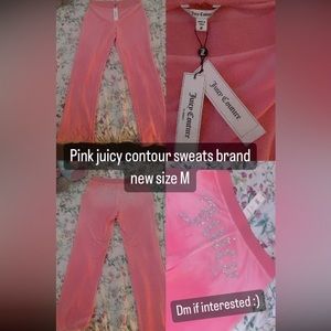 Pink Velour Juicy Couture Sweatpants